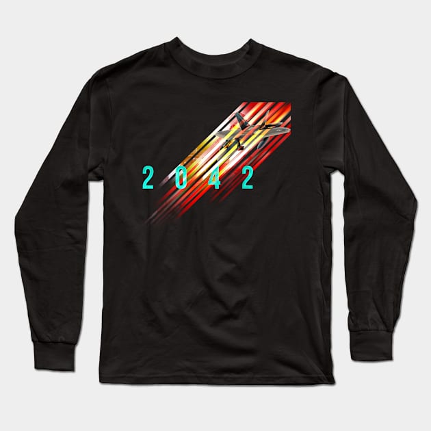 Battle 2042, Games Lovers Long Sleeve T-Shirt by Bluzzkar